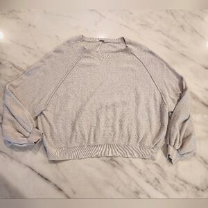 Free People Found My Friend pullover nubby sweatshirt top‎ light lilac